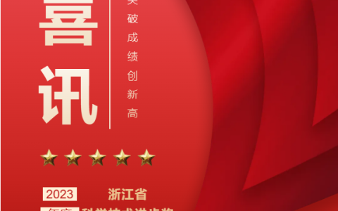 热烈祝贺！浙江杭机股份有限公司荣获浙江省科学技术进步奖！